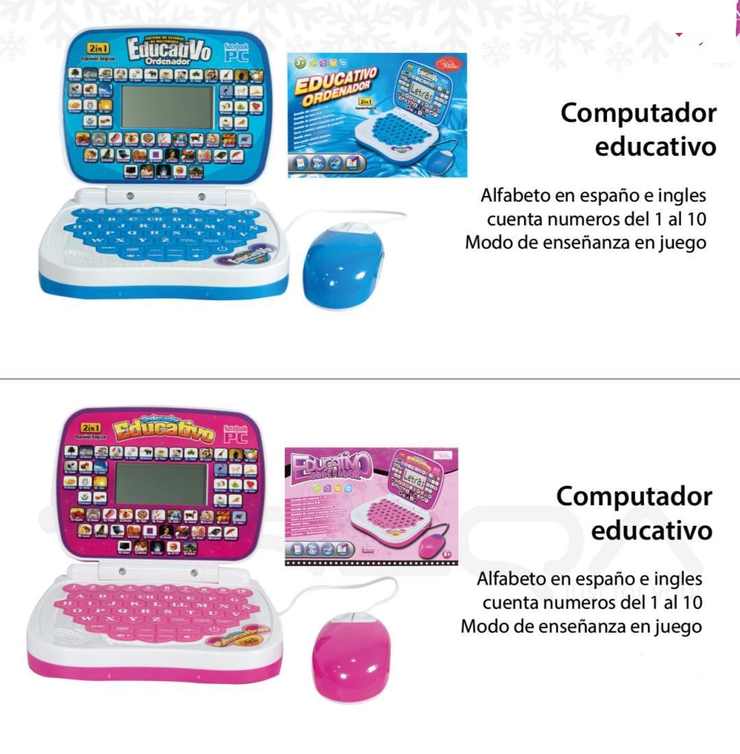 COMPUTADOR EDUCATIVO NIÑA- NIÑO