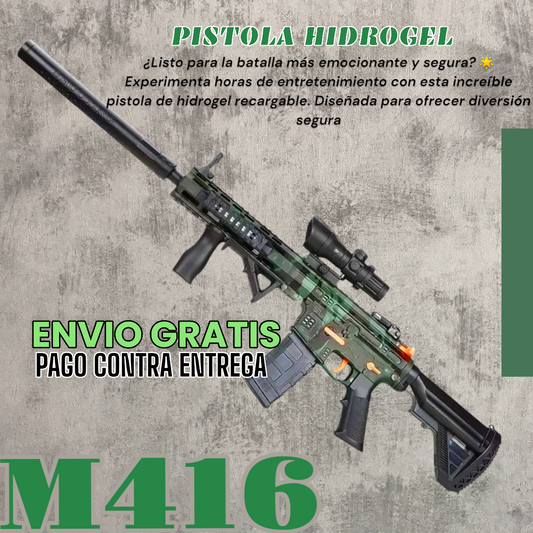 PISTOLA DE HIDROGEL M416 AUTOMATICA